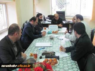 نشست کارگروه علمی پژوهشی بسیج دانشجویی شهرستان نوشهردردانشگاه فرهنگیان شهیدمطهری نوشهر