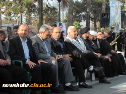 شرکت دانشجویان  درگرد همایی بزرگ بسیجیان شهرستان نوشهر 5