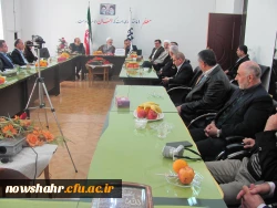 مراسم کلنگ زنی نماز خانه وانتشارات مرکزآموزش عالی شهید مطهری نوشهر 2