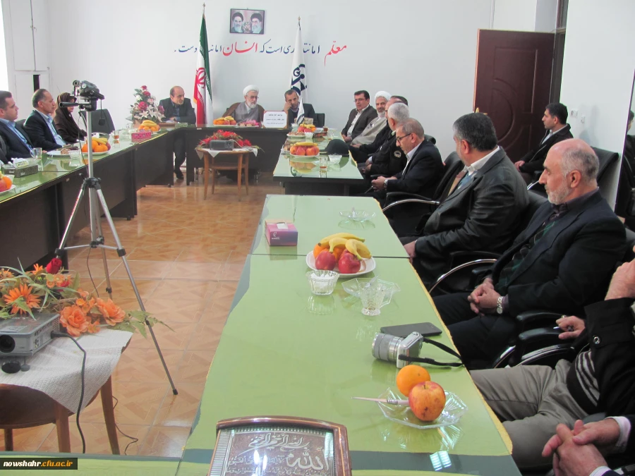 مراسم کلنگ زنی نماز خانه وانتشارات مرکزآموزش عالی شهید مطهری نوشهر 2