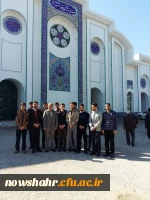 شرکت دانشجویان در نماز جمعه شهرستان نوشهر 2