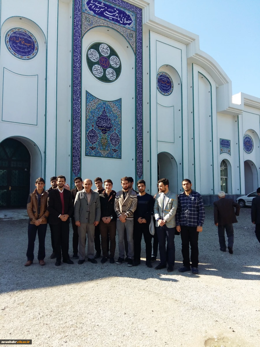 شرکت دانشجویان در نماز جمعه شهرستان نوشهر 2