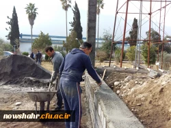 بازدید حجت السلام والمسلمین از روند پروژه در حال ساخت انتشارات دانشجویی و نماز خانه مرکزآموزش عالی شهید مطهری نوشهر 6