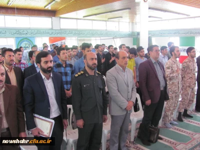 'گزارش برگزاری مراسم میلاد امام زمان (عج)و سالروز حماسه سوم خردادماه در مرکزآموزش عالی شهید مطهری نوشهر