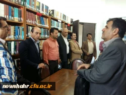 بازدید معاونت محترم پژوهش و فناوری آقای دکتر ساکی از مرکز نوشهر 3