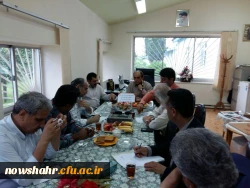 گزارش بازدید جناب آقای دکتر خاکی و اعضاءکمیته عمران از مرکز آموزش عالی شهید مطهری نوشهر 4