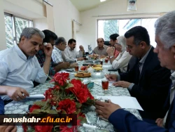 گزارش بازدید جناب آقای دکتر خاکی و اعضاءکمیته عمران از مرکز آموزش عالی شهید مطهری نوشهر 5