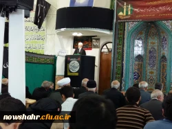 شرکت دانشجویان مرکز آموزش عالی شهید مطهری نوشهر  در نماز جمعه شهرستان نوشهر 2