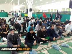 شرکت دانشجویان مرکز آموزش عالی شهید مطهری نوشهر  در نماز جمعه شهرستان نوشهر 5