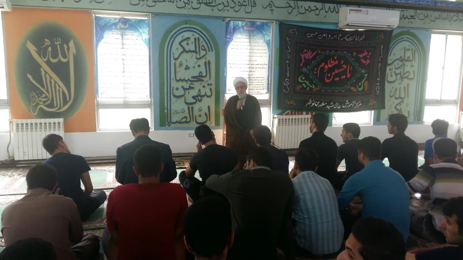 گزارش برگزاری مراسم عزادای سرور وسالار شهیدان امام حسین (ع)،هفته دفاع مقدس و آغاز سال تحصیلی 2