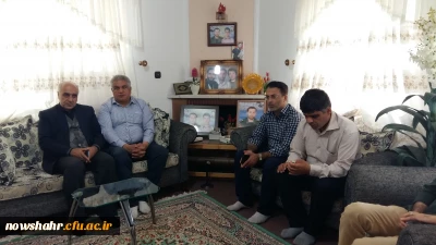 دیدار با خانوداه شهید  بزرگوار یزدان واعظی