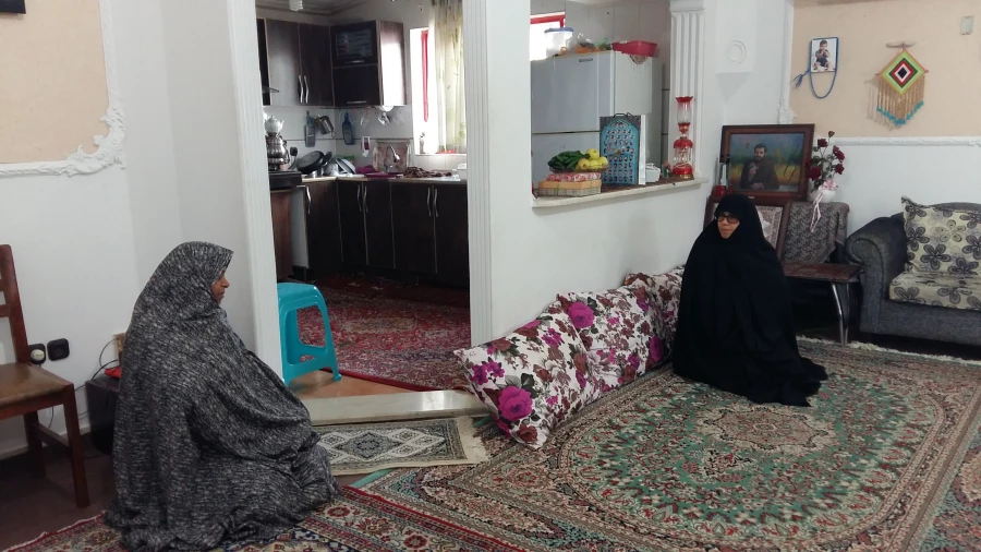 دیدار با خانوداه شهید  بزرگوار یزدان واعظی 3