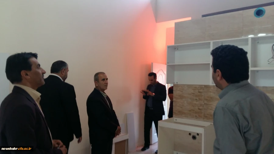 گزارش بازدید جناب آقای دکتر دوستدار معاونت محترم آموزشی ،پژوهشی و فرهنگی و جناب آقای رضا ضیایی کارشناس مسئول محترم امور فرهنگی اجتماعی و جناب آقای سید کاظم رشیدی کارشناس مسئول محترم امور آموزشی از مرکز آموزش عالی شهید مطهری نوشهر 2