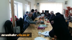 گزارش بازدید جناب آقای دکتر دوستدار معاونت محترم آموزشی ،پژوهشی و فرهنگی و جناب آقای رضا ضیایی کارشناس مسئول محترم امور فرهنگی اجتماعی و جناب آقای سید کاظم رشیدی کارشناس مسئول محترم امور آموزشی از مرکز آموزش عالی شهید مطهری نوشهر 6