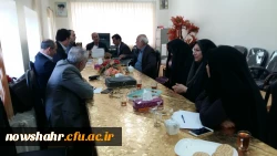 گزارش بازدید جناب آقای دکتر دوستدار معاونت محترم آموزشی ،پژوهشی و فرهنگی و جناب آقای رضا ضیایی کارشناس مسئول محترم امور فرهنگی اجتماعی و جناب آقای سید کاظم رشیدی کارشناس مسئول محترم امور آموزشی از مرکز آموزش عالی شهید مطهری نوشهر 8