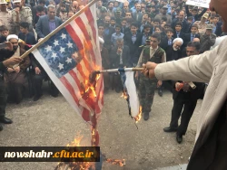 گزارش شرکت دانشجویان مرکز آموزش عالی شهید مطهری نوشهر در یوم الله 13 آبان 2