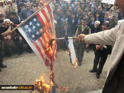 گزارش شرکت دانشجویان مرکز آموزش عالی شهید مطهری نوشهر در یوم الله 13 آبان