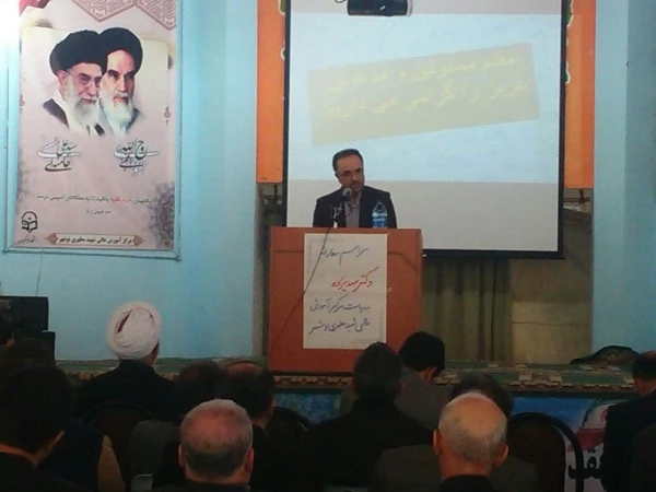 مراسم معارفه دکتر علی مهدیزاده به ریاست مرکز آموزش عالی شهید مطهری نوشهر 7