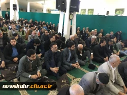 شرکت دانشجویان مرکز آموزش عالی شهید مطهری  در نماز جمعه شهرستان نوشهر  4