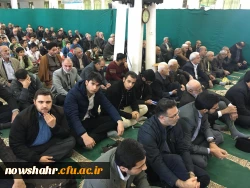 شرکت دانشجویان مرکز آموزش عالی شهید مطهری  در نماز جمعه شهرستان نوشهر  5