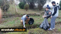 گزارش پاکسازی محوطه و فضای سبز دانشگاه  4