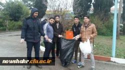 گزارش پاکسازی محوطه و فضای سبز دانشگاه  5