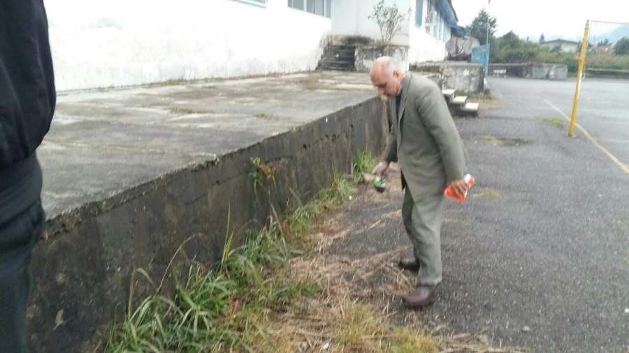 گزارش پاکسازی محوطه و فضای سبز دانشگاه  6