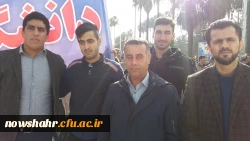 حضور در مراسم راه پیمایی 22 بهمن 2