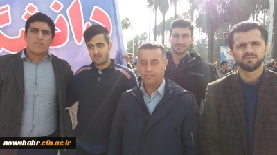 حضور در مراسم راه پیمایی 22 بهمن