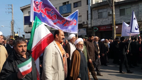 حضور در مراسم راه پیمایی 22 بهمن 7