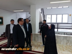 بازدید آقای دکتر احمدی لاشکی نایب رئیس کمسیون آموزش وتحقیقات مجلس شورای اسلامی و آقای دکتر سید احمد کسائیان مدیریت محترم امور پردیس های دانشگاه فرهنگیان استان مازندران و آقای خدادادی مدیر حراست دانشگاه فرهنگیان استان مازندران از مرکز آموزش عالی شهید مطهری