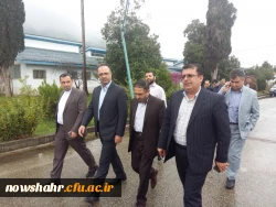 بازدید آقای دکتر احمدی لاشکی نایب رئیس کمسیون آموزش وتحقیقات مجلس شورای اسلامی و آقای دکتر سید احمد کسائیان مدیریت محترم امور پردیس های دانشگاه فرهنگیان استان مازندران و آقای خدادادی مدیر حراست دانشگاه فرهنگیان استان مازندران از مرکز آموزش عالی شهید مطهری