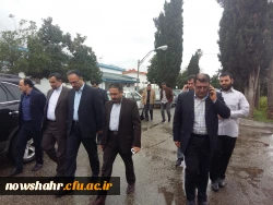 بازدیدآقای دکتر احمدی لاشکی نایب رئیس کمسیون آموزش وتحقیقات مجلس شورای اسلامی و آقای دکتر سید احمد کسائیان مدیریت محترم امور پردیس های دانشگاه فرهنگیان استان مازندران و آقای خدادادی مدیر حراست دانشگاه فرهنگیان استان مازندران از مرکز آموزش عالی شهید مطهری