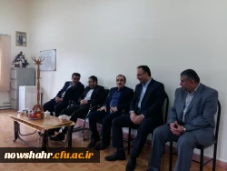 بازدید آقای دکتر احمدی لاشکی نایب رئیس کمسیون آموزش وتحقیقات مجلس شورای اسلامی و آقای دکتر سید احمد کسائیان مدیریت محترم امور پردیس های دانشگاه فرهنگیان استان مازندران و آقای خدادادی مدیر حراست دانشگاه فرهنگیان استان مازندران از مرکز آموزش عالی شهید مطهری