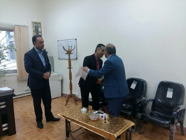 برگزاری مراسم تقدیر از آقای صادق طهماسبی آزاده و جانباز هشت سال جنگ تحمیلی و آقای حکمت الله آزادی جانباز دفاع مقدس 3