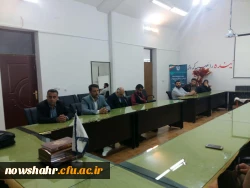 گزارش جلسه جناب آقای خدادی مسئول محترم حراست دانشگاه فرهنگیان استان مازندران با کارکنان مرکز آموزش عالی شهید مطهری نوشهر 2