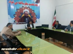 گزارش جلسه جناب آقای خدادی مسئول محترم حراست دانشگاه فرهنگیان استان مازندران با کارکنان مرکز آموزش عالی شهید مطهری نوشهر 4