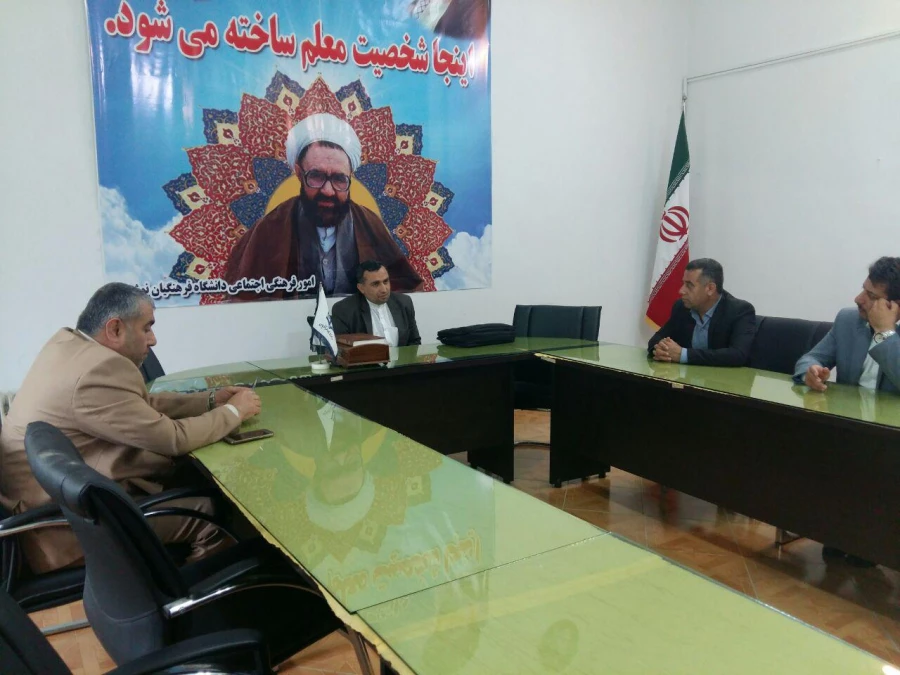 گزارش جلسه جناب آقای خدادی مسئول محترم حراست دانشگاه فرهنگیان استان مازندران با کارکنان مرکز آموزش عالی شهید مطهری نوشهر 4