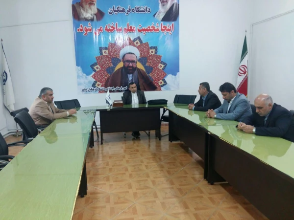 گزارش جلسه جناب آقای خدادی مسئول محترم حراست دانشگاه فرهنگیان استان مازندران با کارکنان مرکز آموزش عالی شهید مطهری نوشهر 3