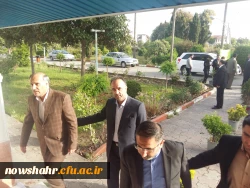 گزارش بازدید دکتر قاسم احمدی نائب رئیس کمسیون آموزش وتحقیقات مجلس شورای اسلامی و دکتر یوسف نجفی از مرکز آموزش عالی شهید مطهری نوشهر 2