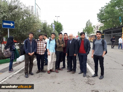 بازدید دانشجویان مرکز آموزش عالی شهید مطهری نوشهر از نمایشگاه کتاب تهران