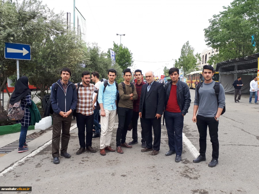 بازدید دانشجویان مرکز آموزش عالی شهید مطهری نوشهر از نمایشگاه کتاب تهران 2