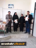تجلیل از استاد نمونه و کارشناس آموزش مرکز 2
