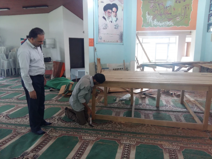 بهسازی فضای آموزشی و سرای مرکز 11