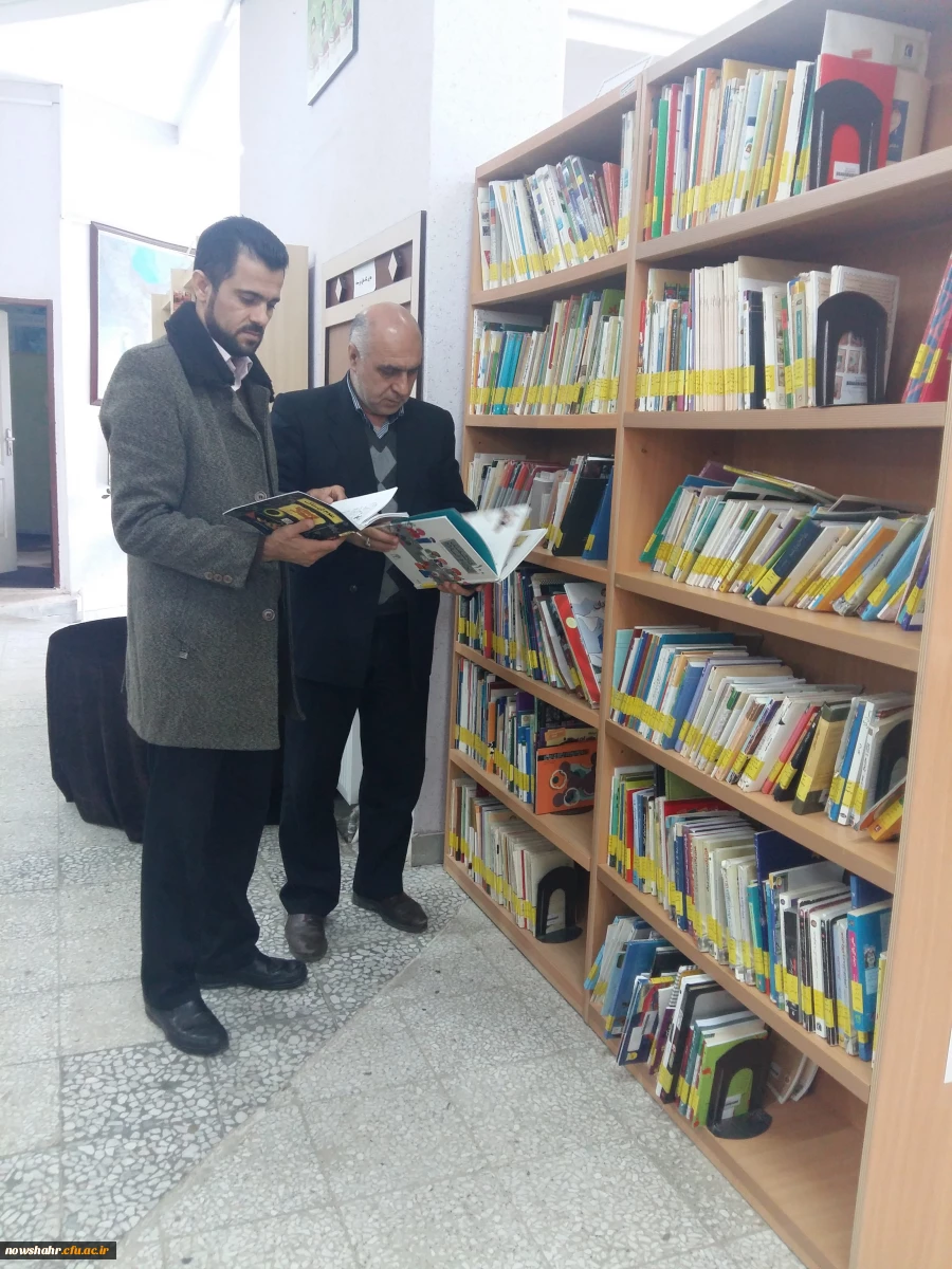 گزارش بازدید دانشجویان از کتابخانه شهرستان چالوس 4