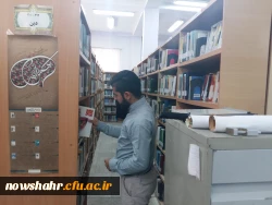 گزارش بازدید دانشجویان از کتابخانه شهرستان چالوس 7