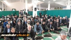 شرکت دانشجویان در نماز جمعه شهرستان نوشهر 4