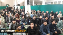 شرکت دانشجویان در نماز جمعه شهرستان نوشهر 5