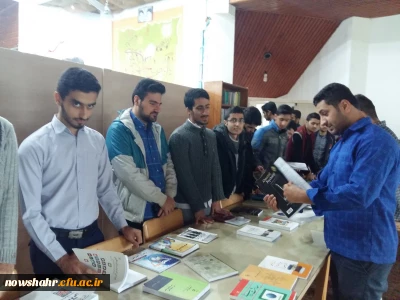 بازدید دانشجویان مرکز آموزش عالی شهید مطهری نوشهر از نمایشگاه کتاب