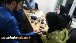 تست قند خون دانشجویان مرکز آموزش عالی شهید مطهری نوشهر 4